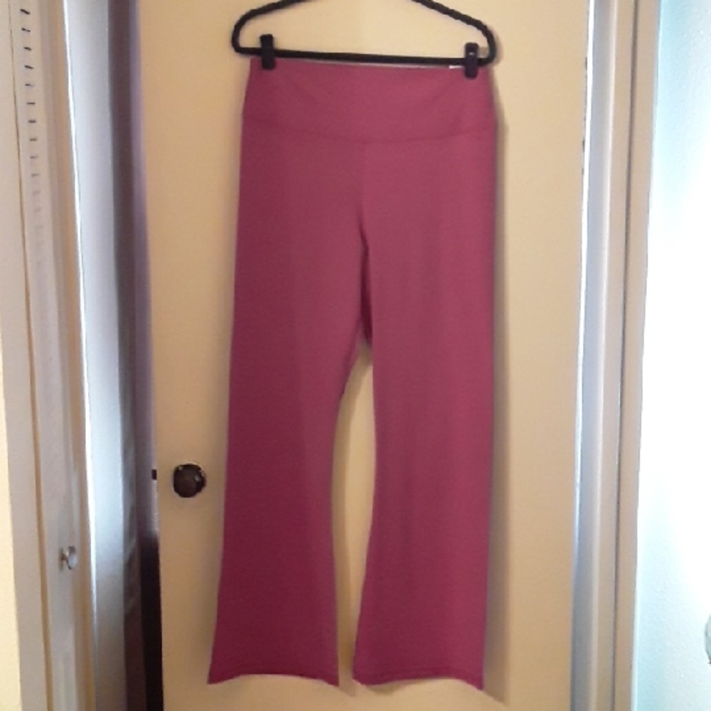 PINK Victoria's Secret Pink Colored Flare Leggings
